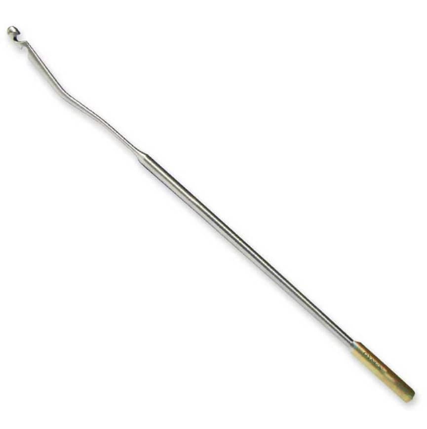Gynex IUD Removal Crochet Hook, 10-1/4" Stainless Steel, Each - IUD Removal Crochet Style - Image 1