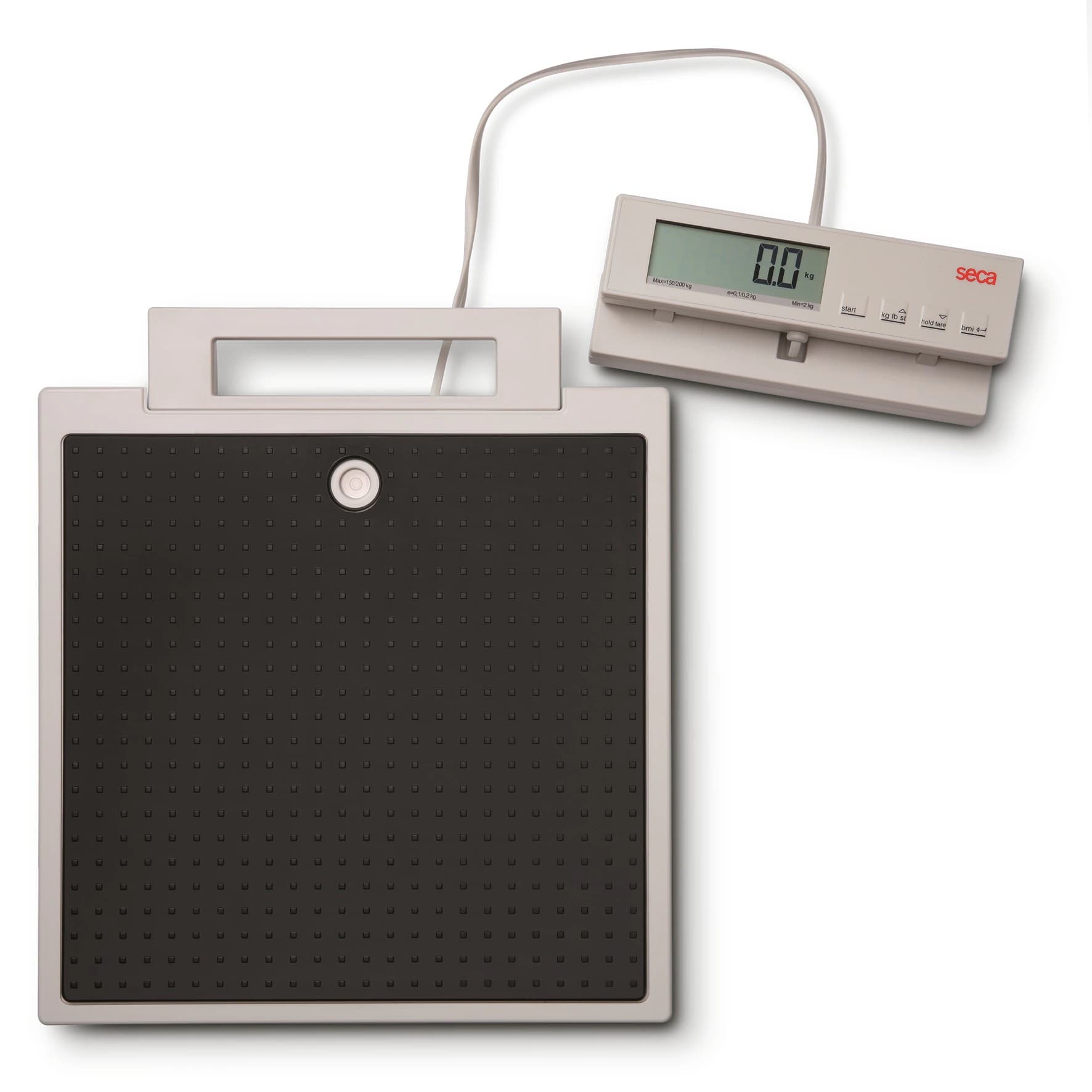 Seca Digital Flat Scale with Remote, Adult/Pediatric, 550 lb / 250 kg Capacity thumbnail 2