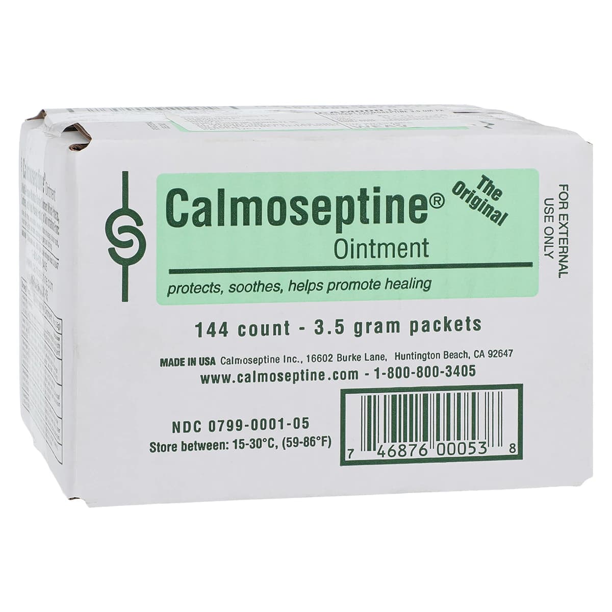 Calmoseptine Barrier Ointment, Menthol/Lanolin, 144/Box - Calmoseptine Pkt - Image 1