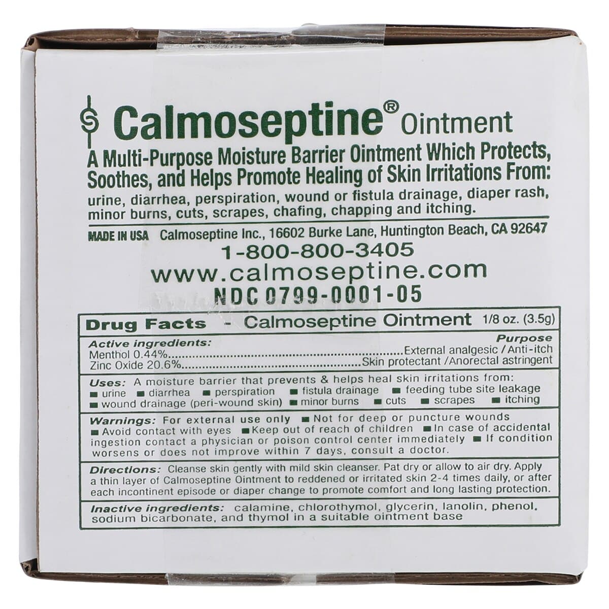 Calmoseptine Barrier Ointment, Menthol/Lanolin, 144/Box thumbnail 3