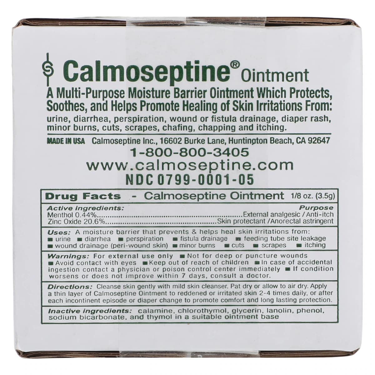 Calmoseptine Barrier Ointment, Menthol/Lanolin, 144/Box thumbnail 4