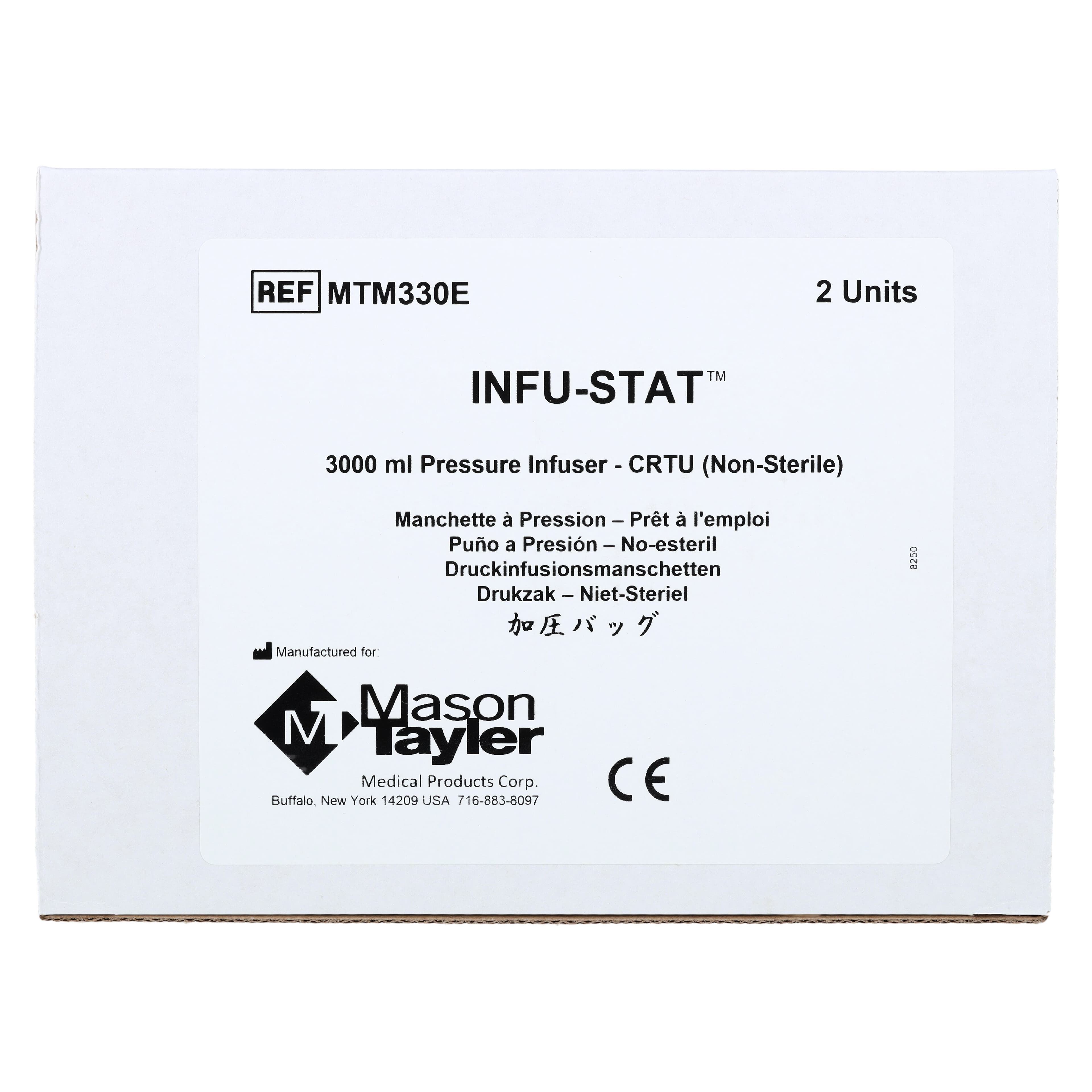 Infu-Stat Pressure Infusion Bag, 3000mL, Nylon, Disposable, White, 10/Case thumbnail 3