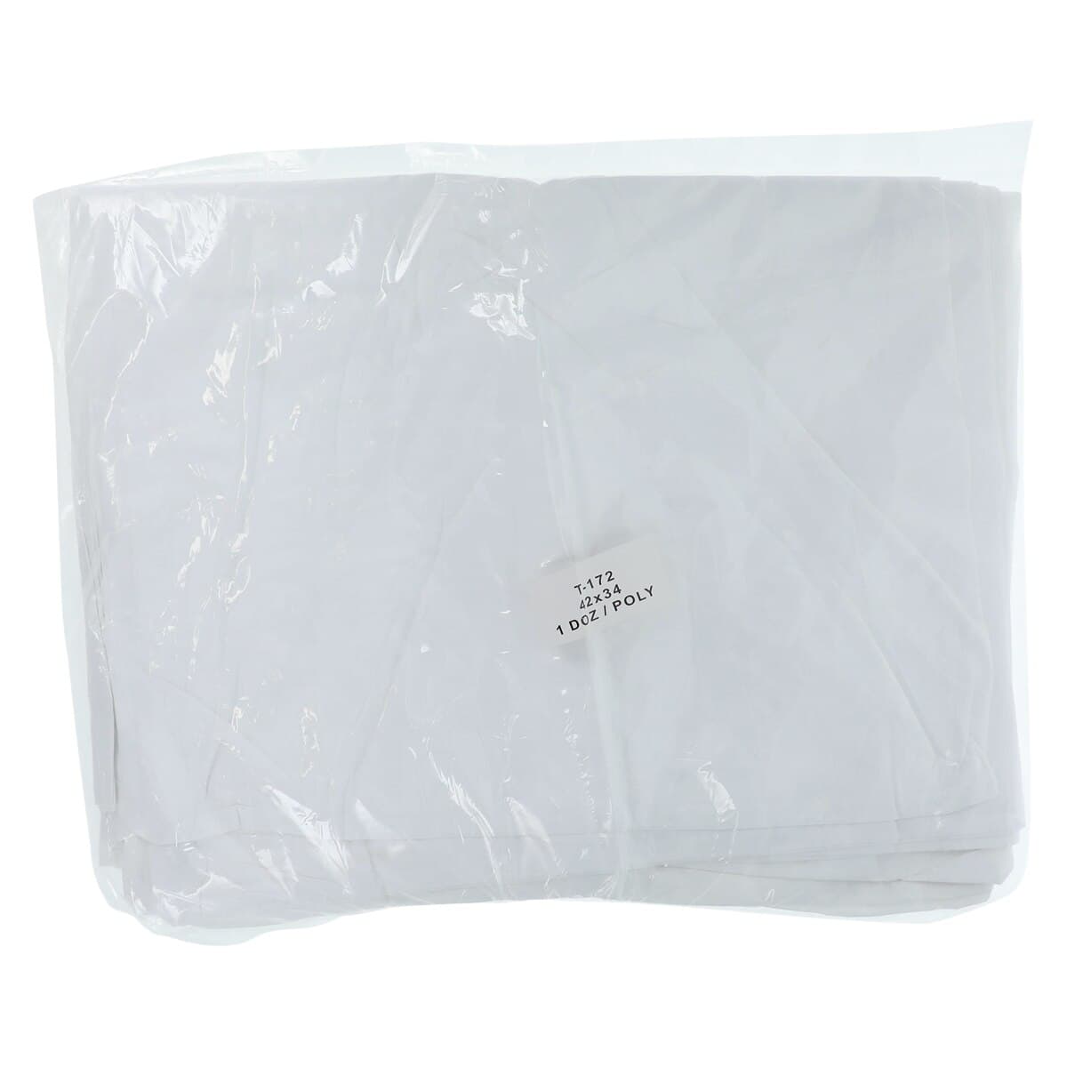 Encompass Group Reusable Cotton/Polyester Pillowcase, White, 42 in x 34 in, Pack of 12 thumbnail 3