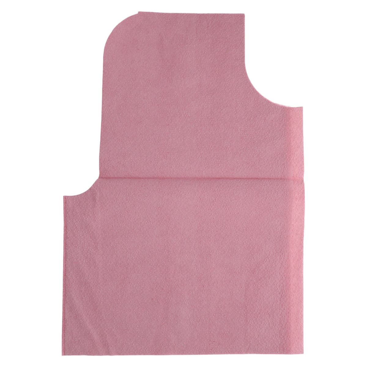 Tidi Products Exam Cape, Tissue/Poly/Tissue 3-Ply, Short Sleeves, Front/Back Opening, 30 in x 21 in, Mauve, 100/Case - Cape Exam Prem Disp TPT Mauve - Image 1