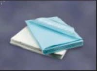 Avalon Patient Bibs, 3-Ply Tissue/Poly, 13" x 18", Blue, Disposable, 500/Case - Avalon Towel 13x18 3Ply T/P - Image 1