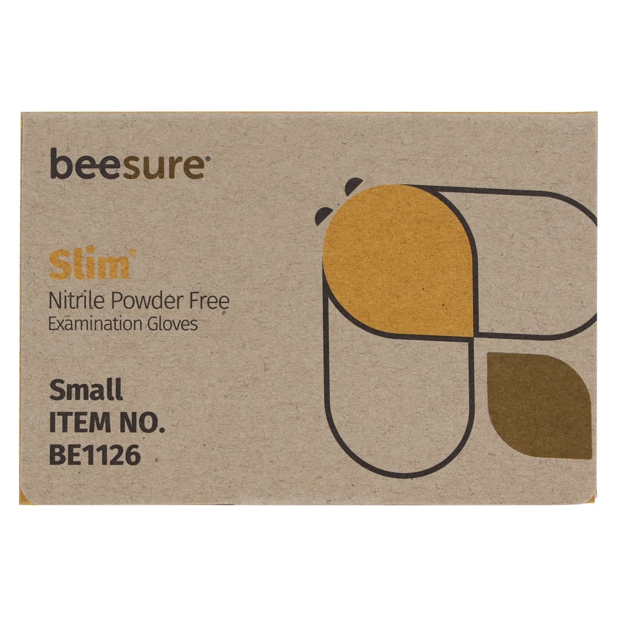 BeeSure Slim Nitrile Exam Gloves, Powder Free, Non-Sterile, Small, White, 200/Box, BE1126 thumbnail 7