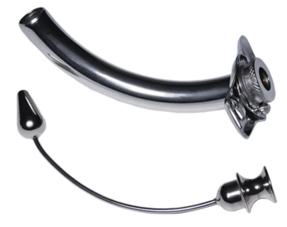 Jackson Improved Tracheostomy Tube, Stainless Steel, Size #6, Reusable - Jackson Trach Tube S/S #6 - Image 1