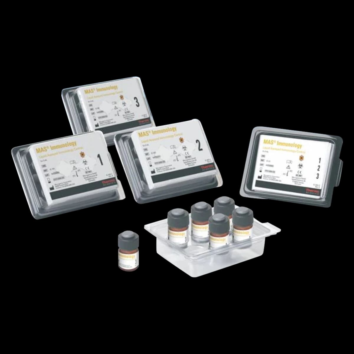 MAS Immunology Level 3 Control, 6 x 3 mL, For Serology Testing - Immunology Control Lev 3 - Image 1
