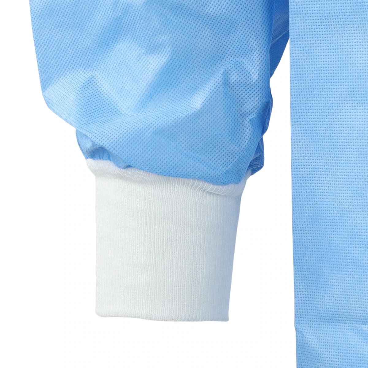 O & M Halyard Surgical Gown, Disposable, Non-Reinforced, SMS Fabric, Large, Blue/White, Sterile, Hook & Loop Neck, 20/Case thumbnail 4