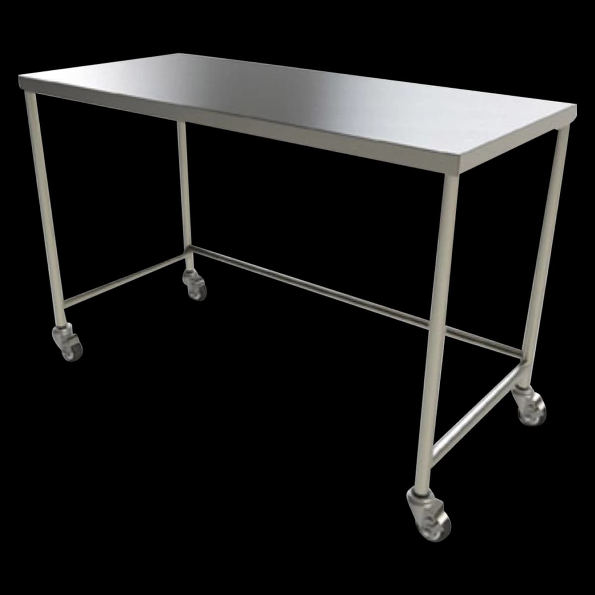 Mac Medical Stainless Steel Instrument Table, 16" x 20" x 34" - Table Instrument SS - Image 1