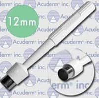 Acu-Punch Dermal Biopsy Punch, 12mm, Stainless Steel, Sterile, Disposable, 25/Box - Acu-Punch 12mm - Image 1