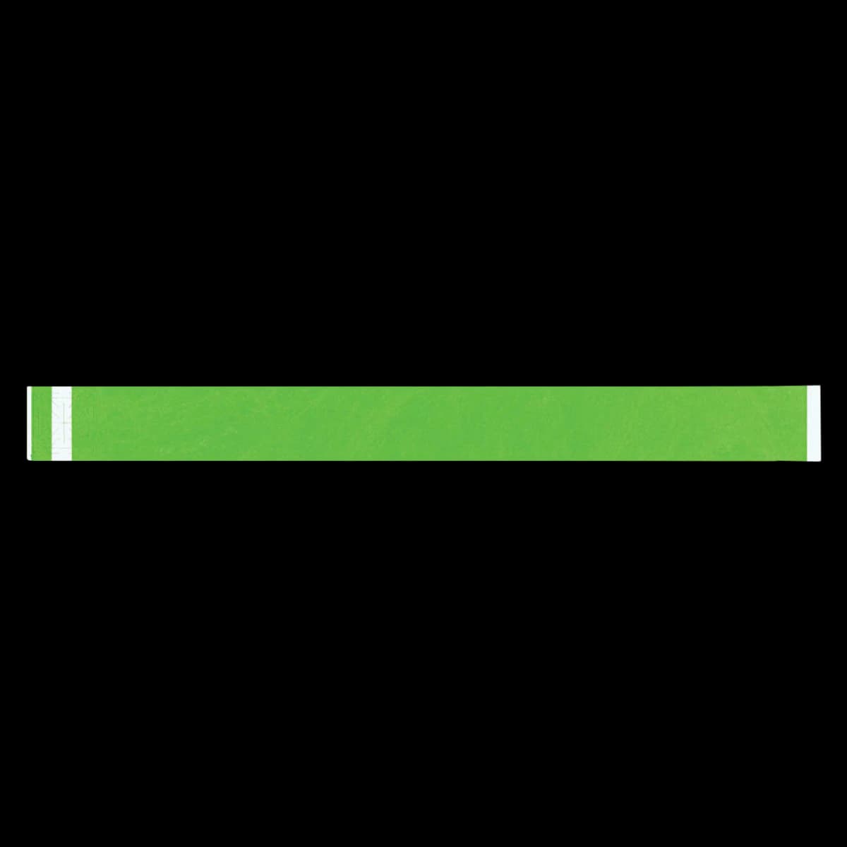 Precision Dynamics Short Stay Write-On Wristband, Tyvek, Adhesive, Adult, Lime, 10", 1000/Box - Wristband ID Shortstay - Image 1