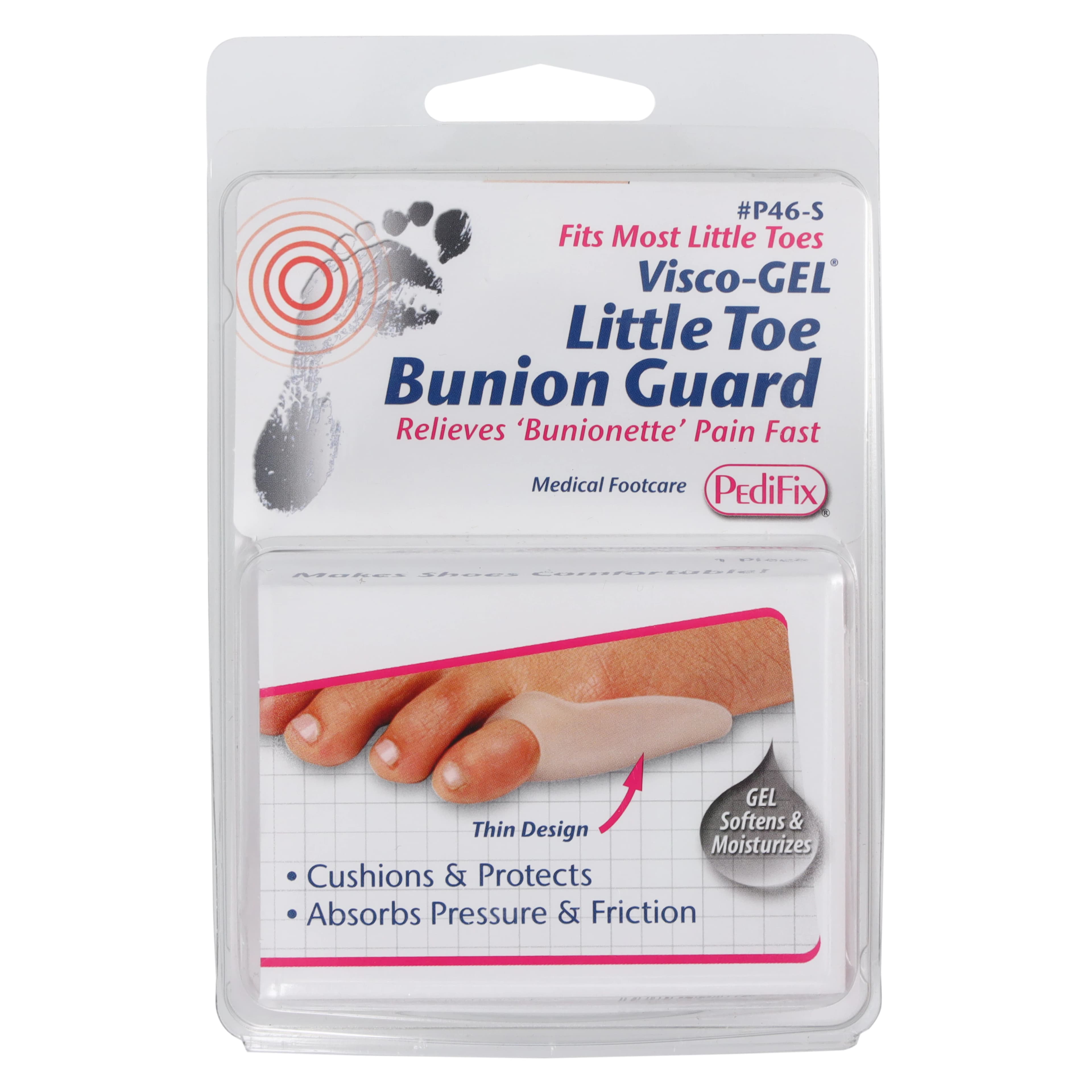 Pedifix Visco-GEL Bunion Guard, Small, Little Toe Orthopedic Guard thumbnail 3