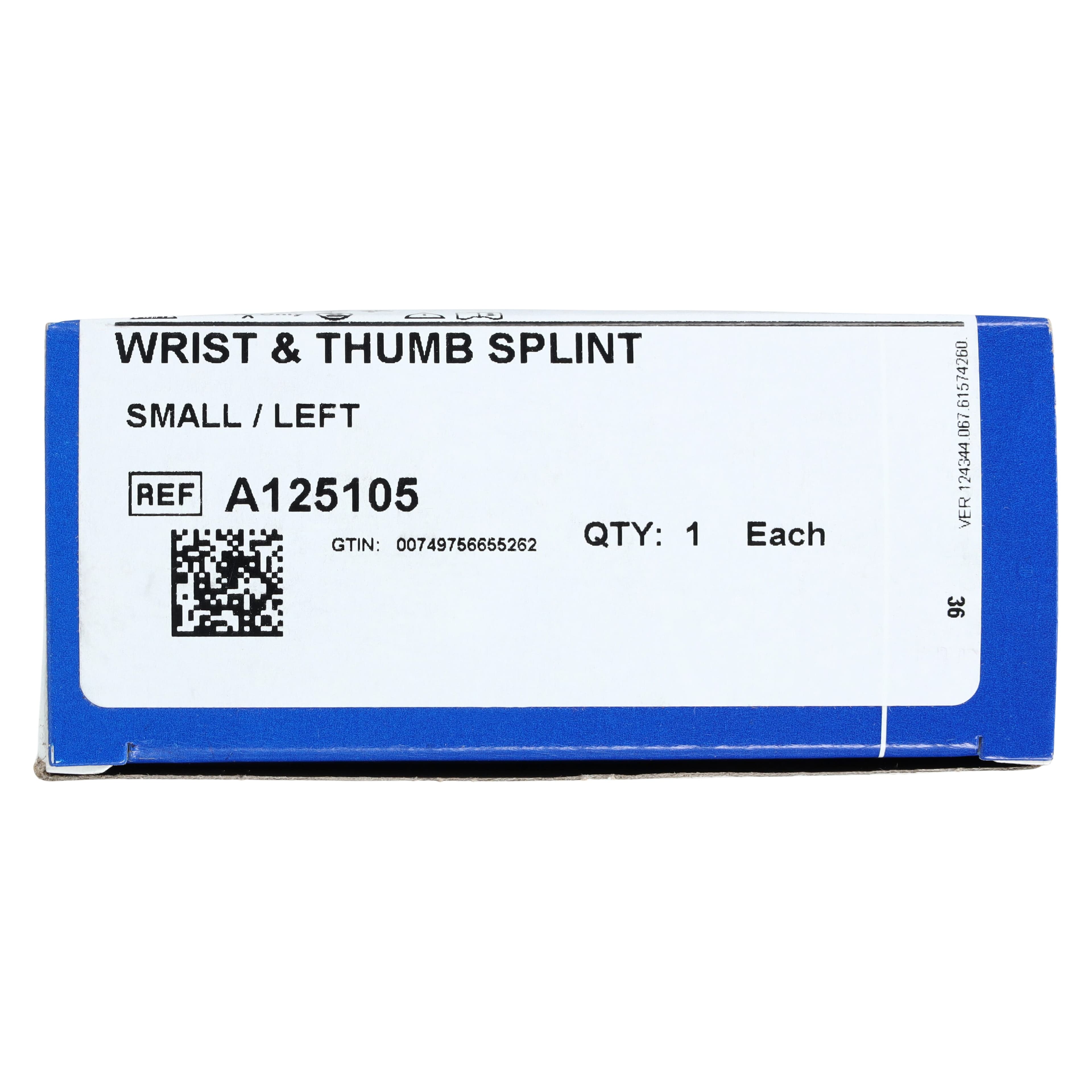 DeRoyal Wrist/Thumb Splint, Foam, Left, 8 Inch, Size Small thumbnail 6