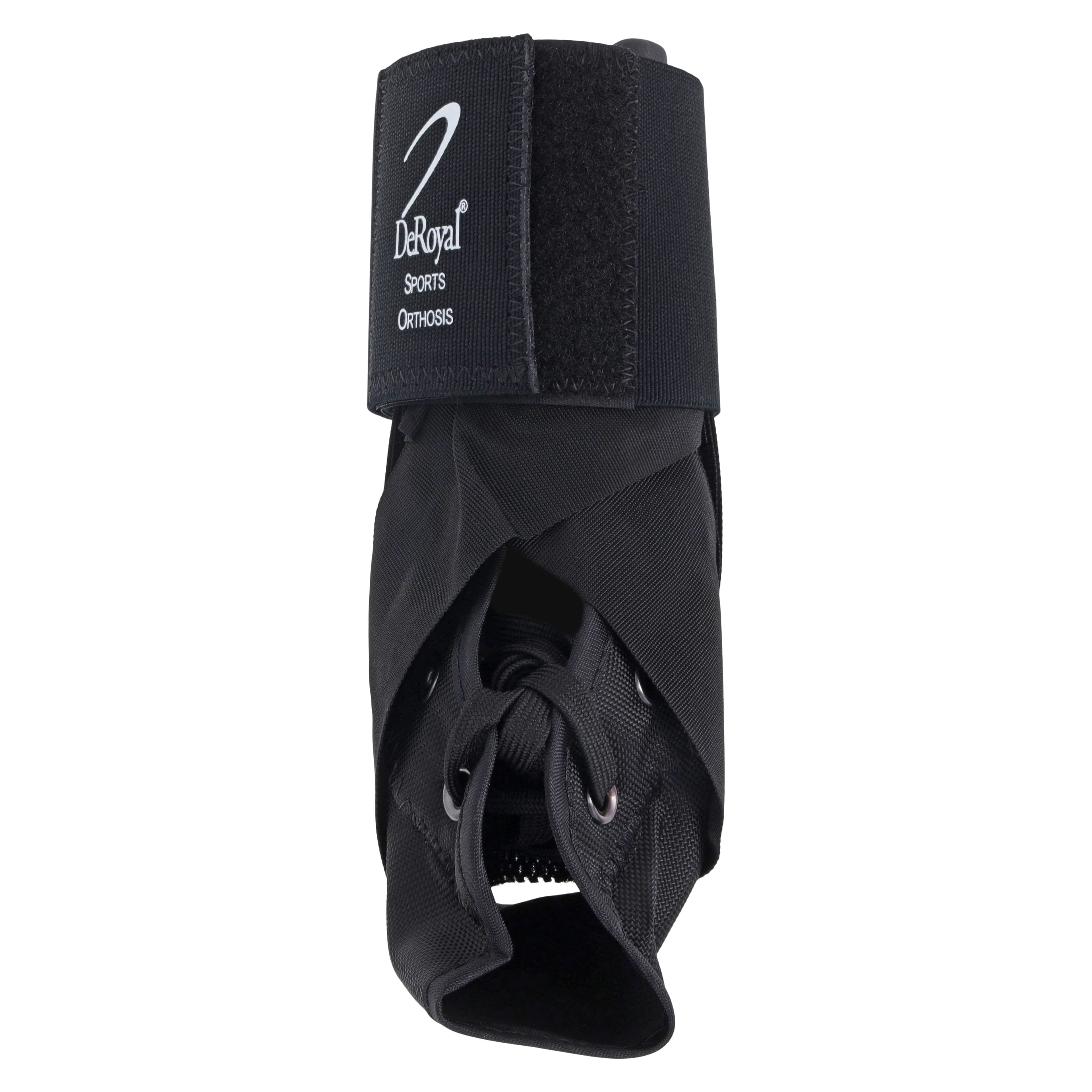 DeRoyal Sports Orthosis Lace-Up Ankle Brace, Universal, Adult, Medium, Nylon, 12-13" thumbnail 4