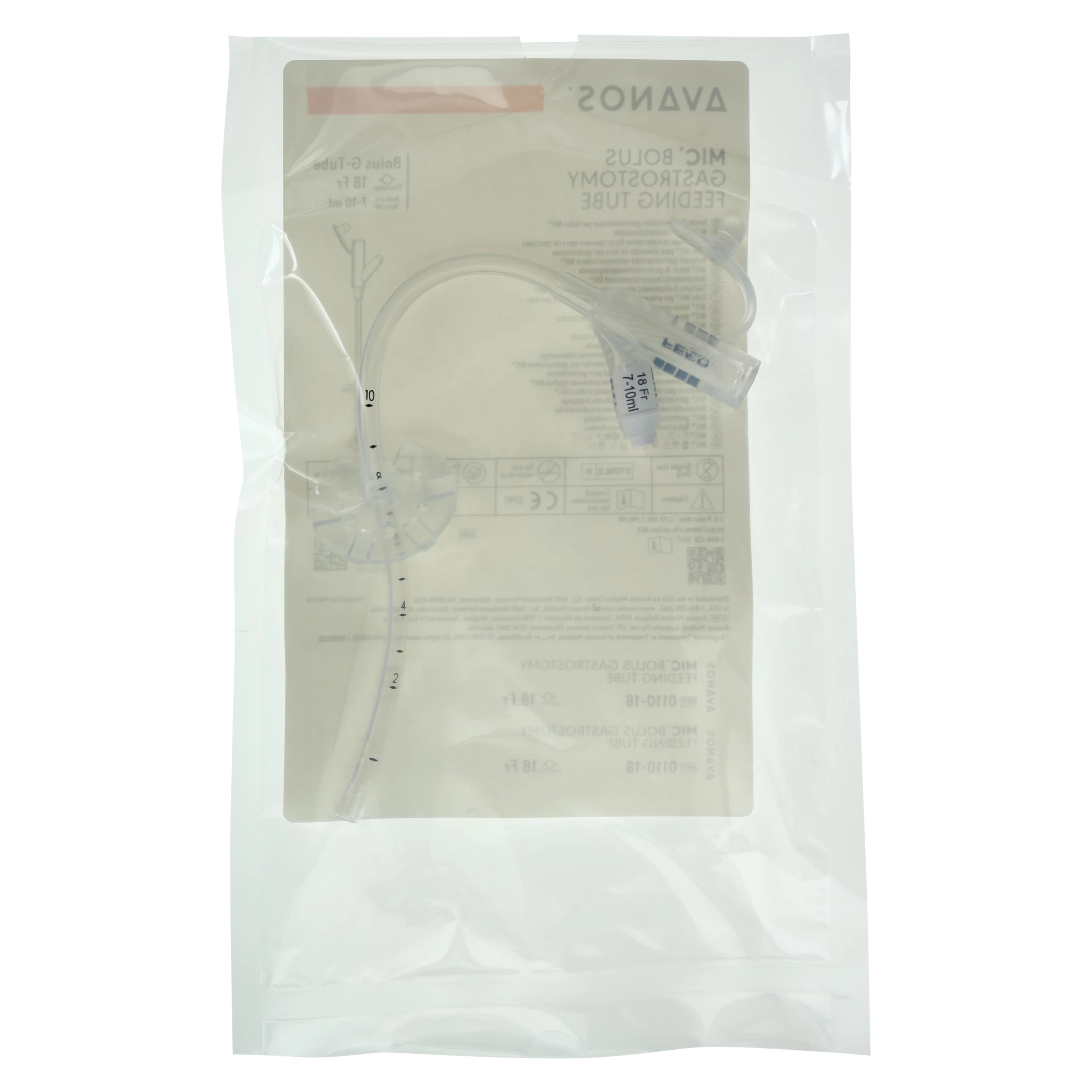 Avanos Medical MIC Gastrostomy Feeding Tube Bolus, 18Fr thumbnail 2