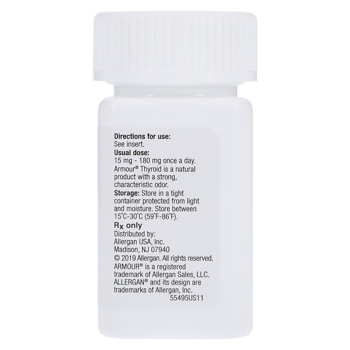 Armour Thyroid Tablets, 2 Grain (120mg), 100/Bottle thumbnail 2