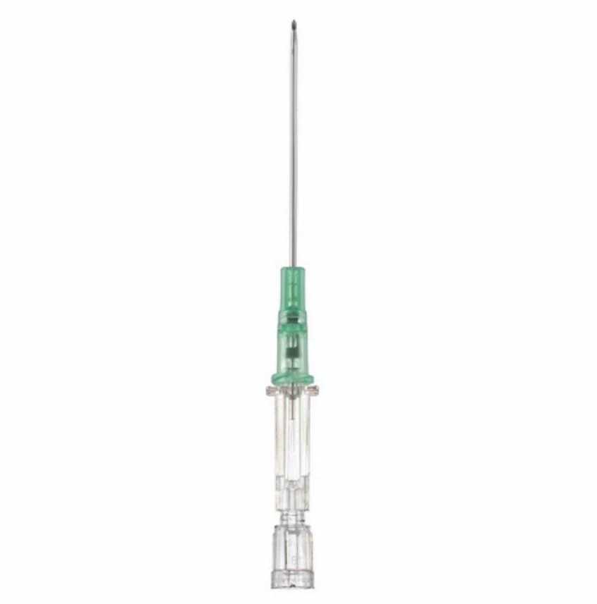 B. Braun Introcan Safety IV Catheter, 18 Gauge, 1-3/4", Straight, Green, 200/Case - Cath IV Introcan Safety Strght - Image 1