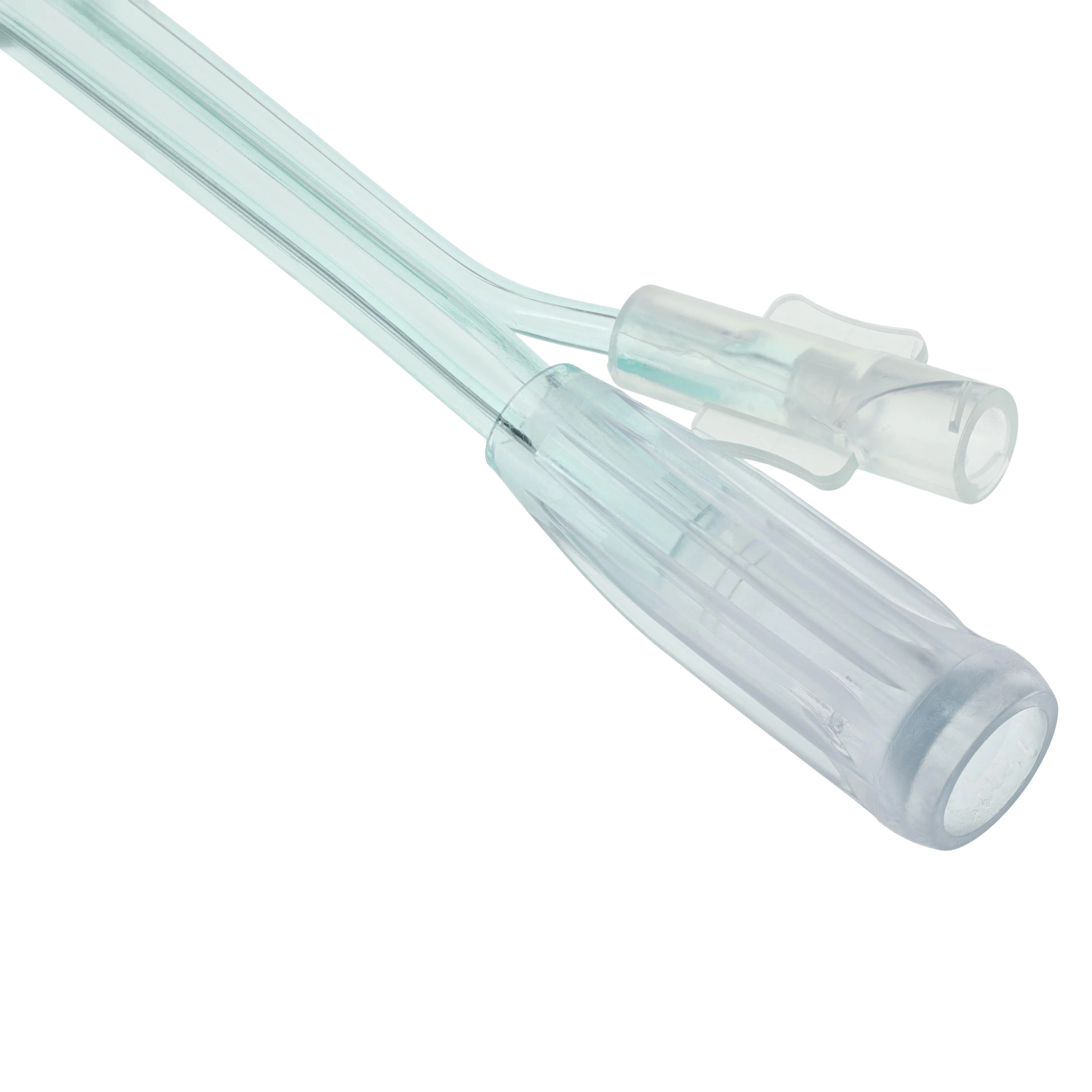Sun Med Nasal EtCO2 Sampling Cannula with O2 Delivery, Adult, Curved Prong, Female Luer, 7 ft O2/7 ft CO2 Tubing, 25/Case, 4707F-7-7-25 thumbnail 3