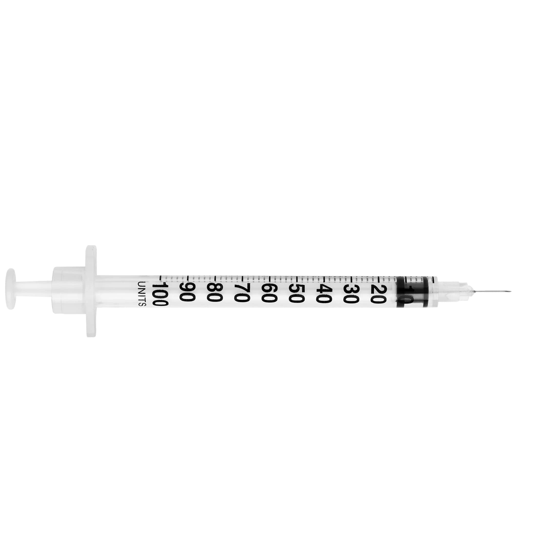 UltiCare Insulin Syringe with Needle, 30G x 5/16", 1 mL, Conventional Bevel, Sterile, 100 per Box (5 Boxes per Case) thumbnail 2