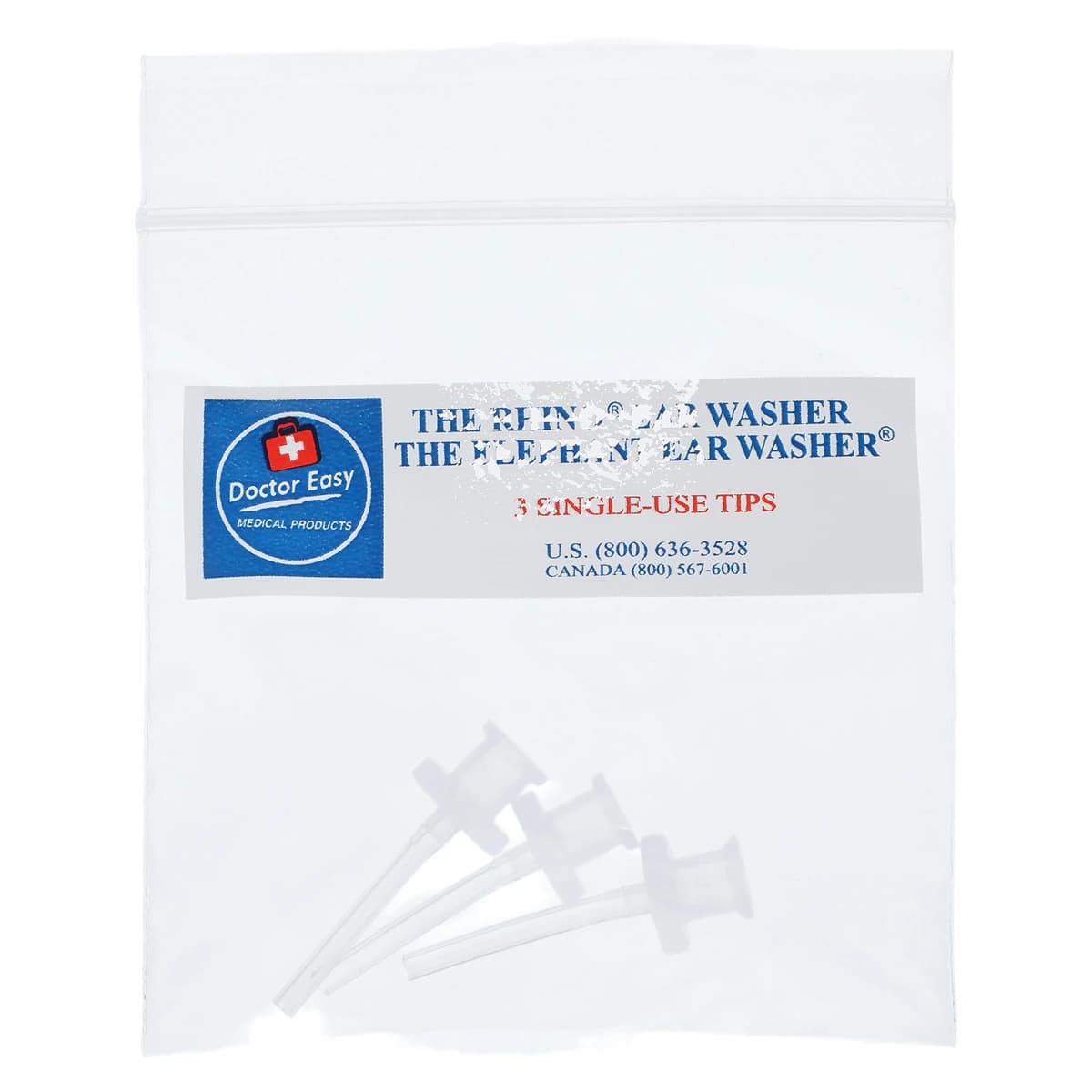 Doctor Easy Rhino Ear Washer, Empty, with 3 Disposable Tips, Each thumbnail 4
