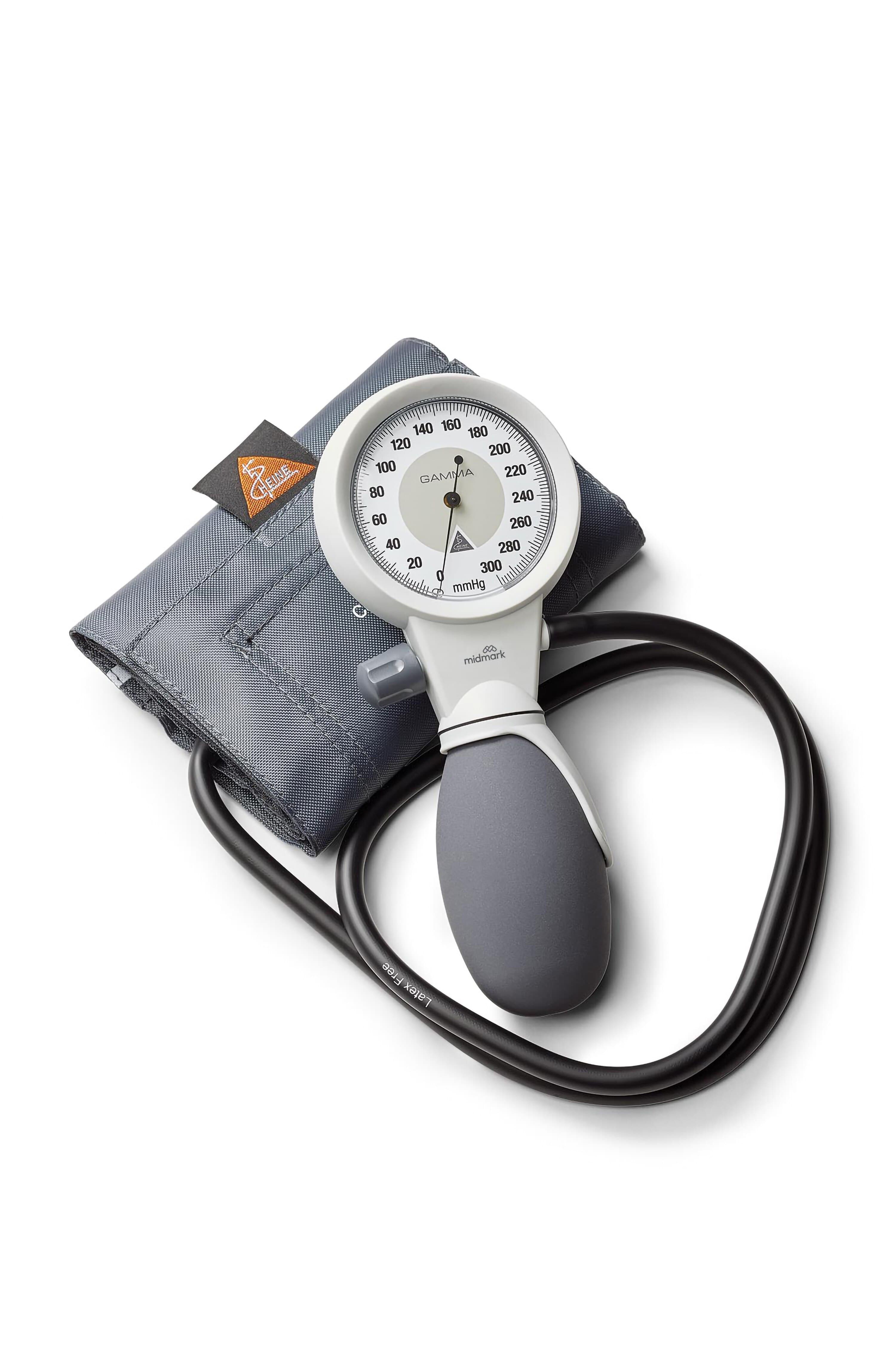 Midmark Gamma G5 Aneroid Sphygmomanometer, Gray, Latex-Free, Arm Cuff with Dial Display thumbnail 2
