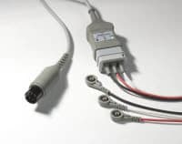 ECG Cable 3-Lead Shielded (ICU Medical) - ECG Cable 3-Lead Shielded - Image 1