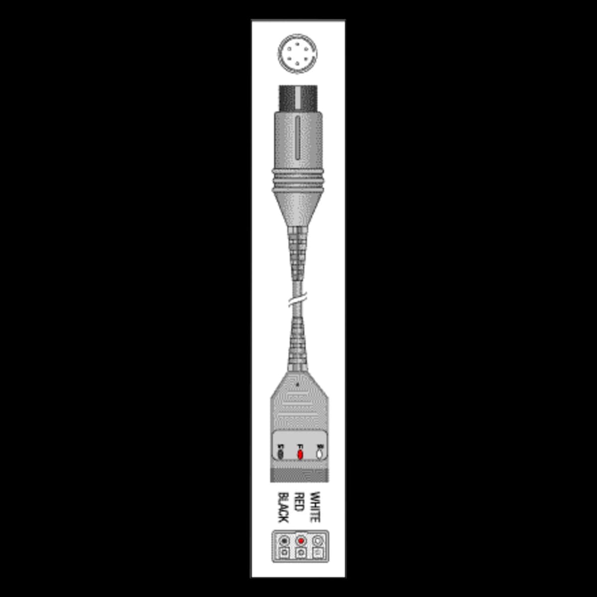 Replacement Parts Ind Inc Patient Cable for Vital Monitor, 3-Lead, Each - Cable Patient EKG Lead f/Vital - Image 1