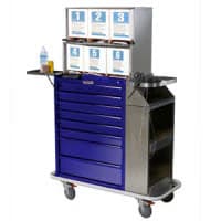 Harloff Casting Cart with Top, 8 Drawers, Key Lock - Cart Casting w/Top 8Drw KeyLoc - Image 1