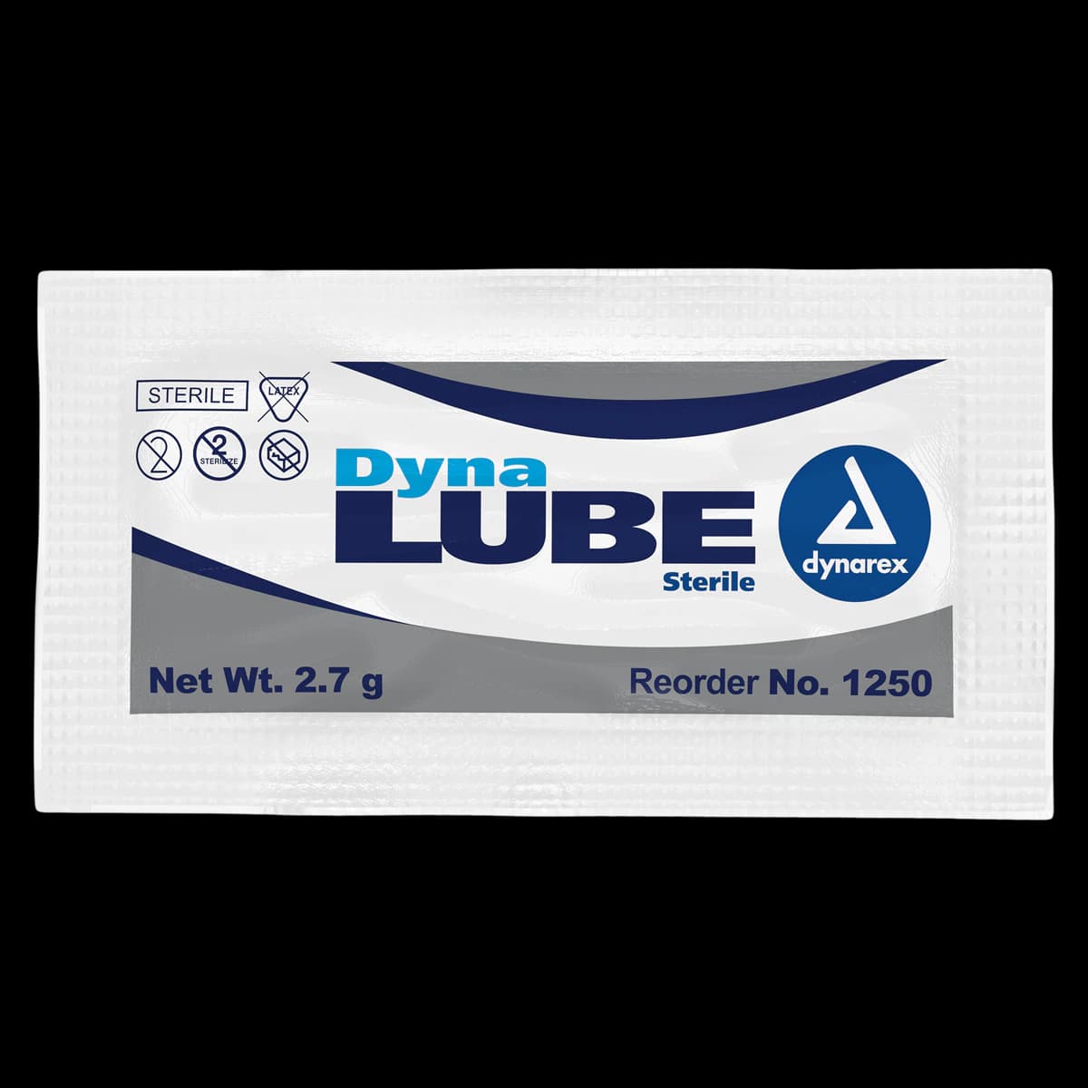 Dynarex Lube Gel Sterile Foilpack, 2.7g, 144/Box - Lube Gel Sterile Foilpack - Image 1
