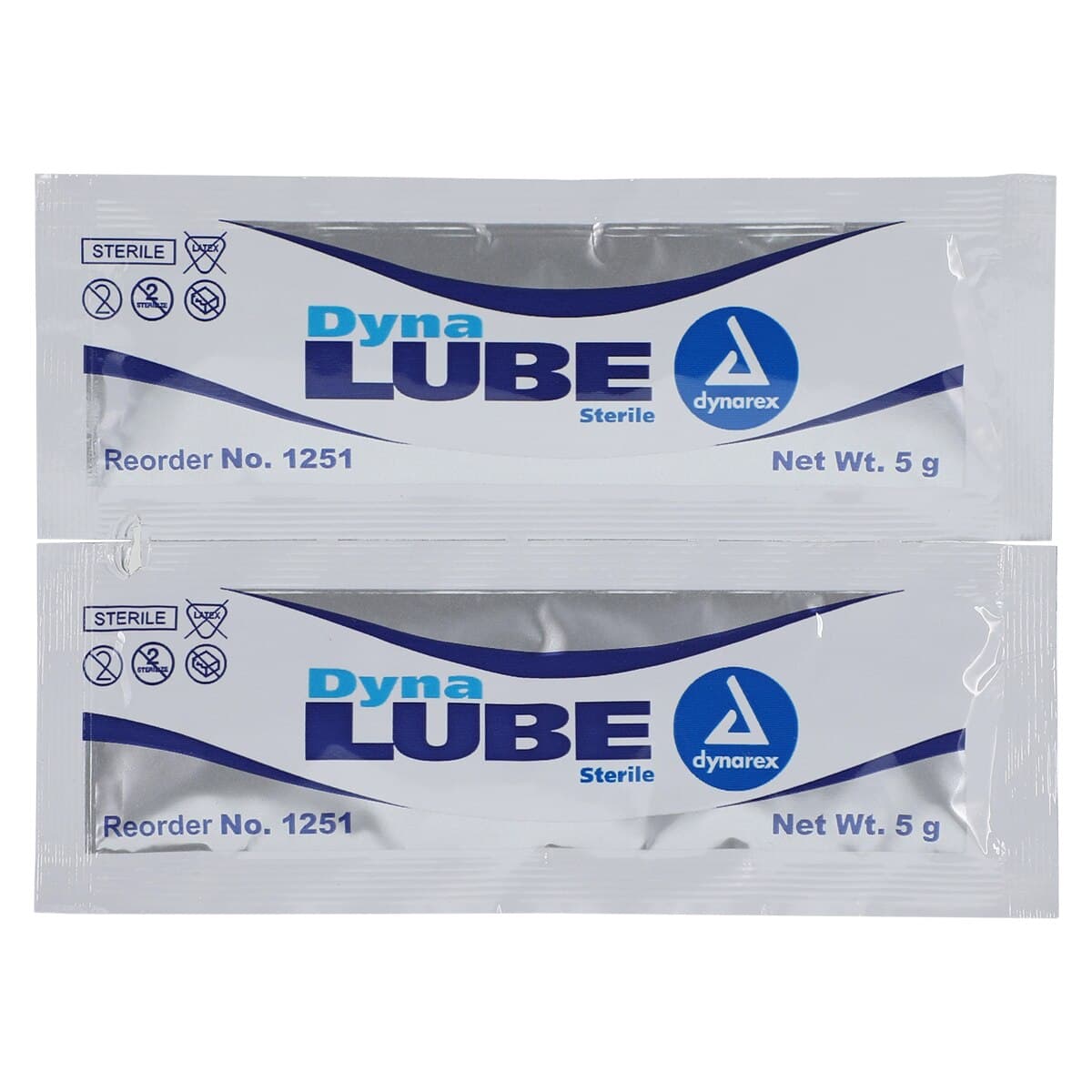 Dynarex Lube Gel Sterile Foilpack, 5g, 72/Box thumbnail 3