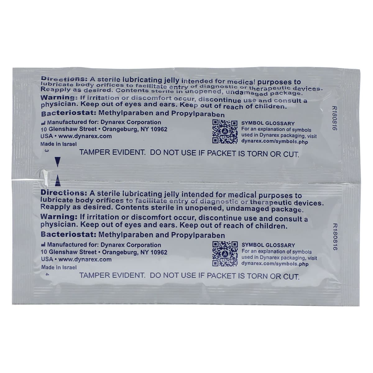 Dynarex Lube Gel Sterile Foilpack, 5g, 72/Box thumbnail 4