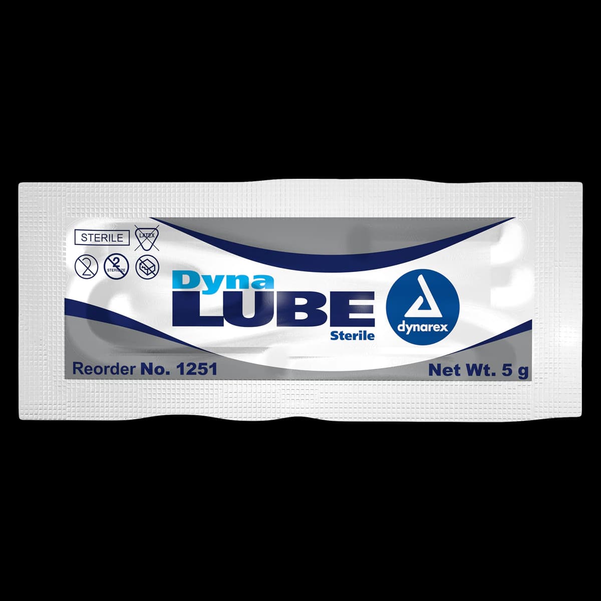 Dynarex Lube Gel Sterile Foilpack, 5g, 72/Box thumbnail 2