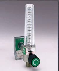 Timeter Soft-Touch Oxygen Flowmeter, Quick Connect, 0-15 LPM, 50 PSI, Polycarbonate, Each - Flowmeter Quick Connect Adapt - Image 1