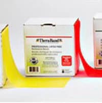 Thera-Band Exercise Band, Red (Medium Resistance), 4" x 25 yd Roll - Thera-Band Red LF - Image 1