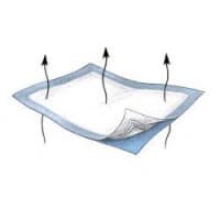 Wings Maximum Incontinence Underpads, 30" x 36", XL, Light Blue, Disposable, 60/Case - Wings Underpads Maximum - Image 1