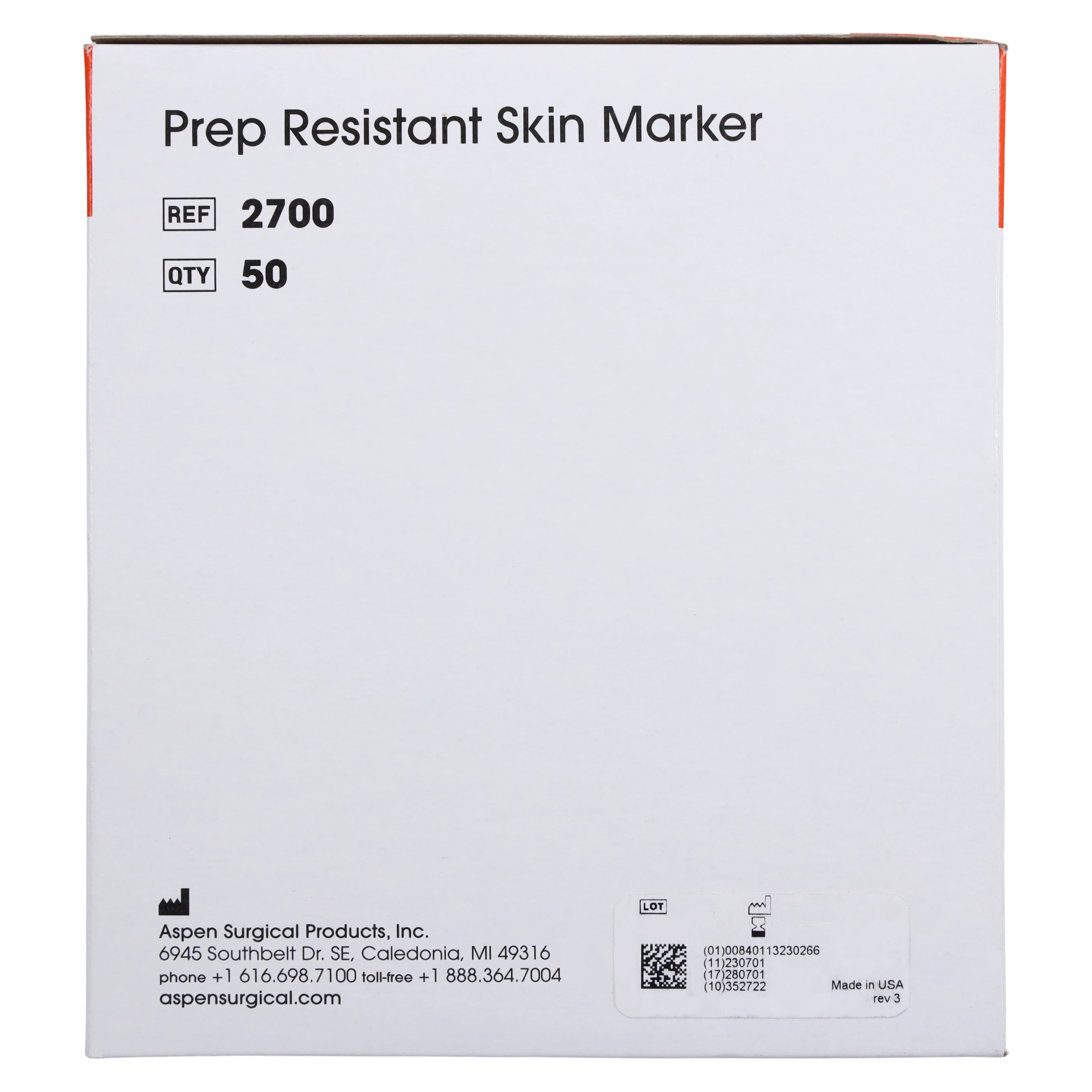 Aspen Surgical WriteSite Plus Surgical Skin Marker, Tapered Tip, Black, Sterile thumbnail 5