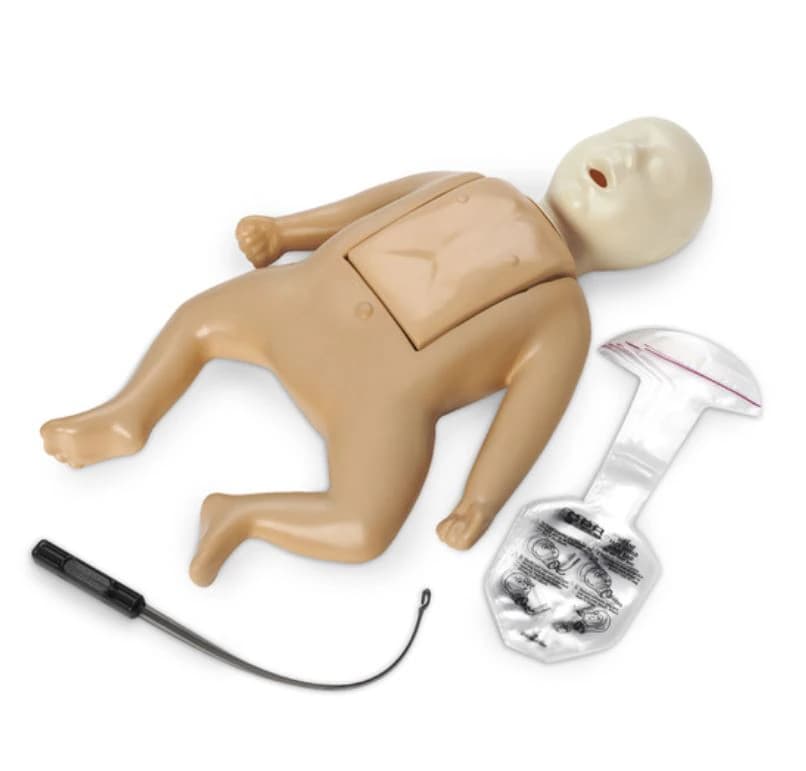 CPR Prompt TMAN 2T Training Manikin Infant with Carry Case - Mannequin Training CPR Infant - Image 1