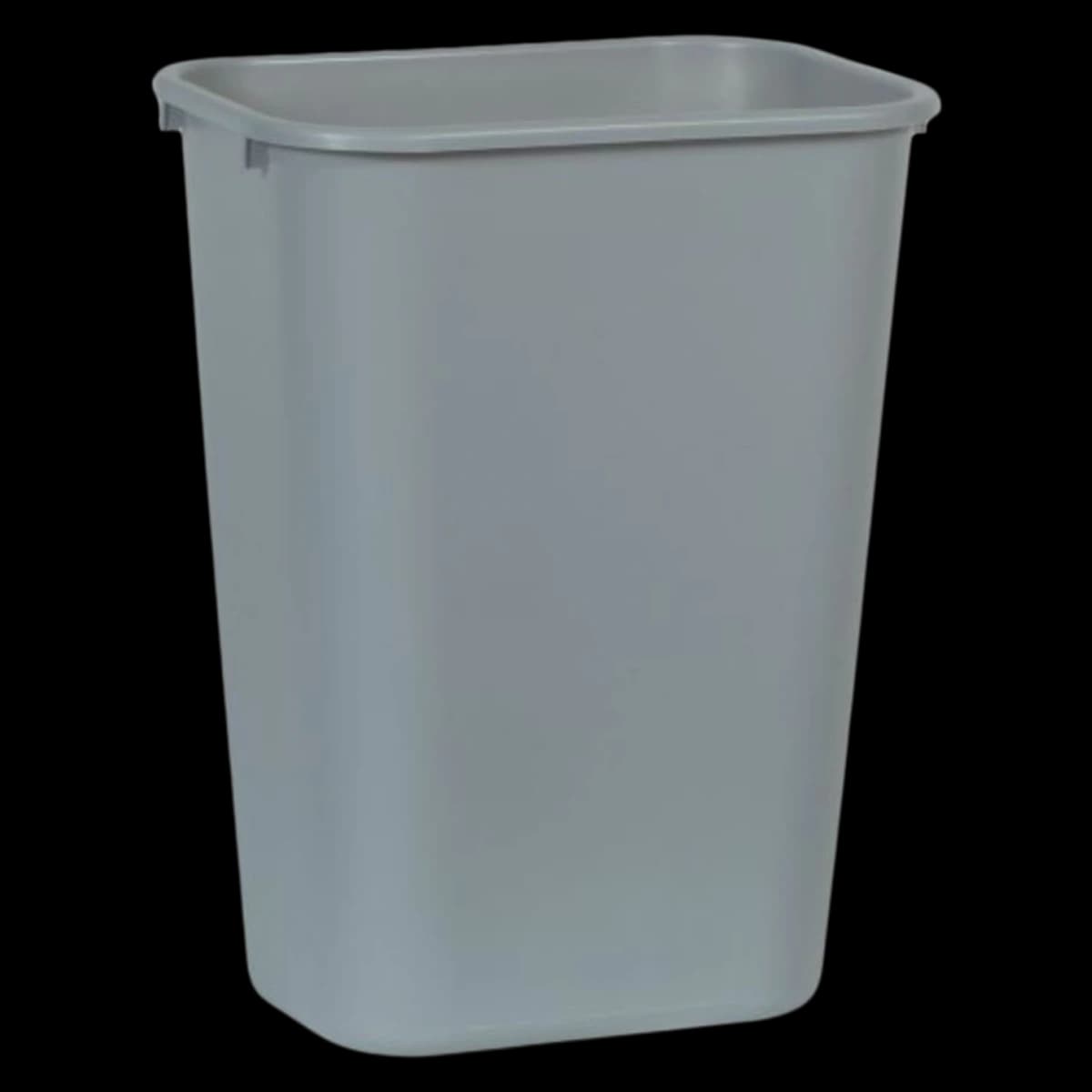 Newell Rectangular Wastebasket, Gray, Large, 12/Pack - Wastebasket Rect Gray Large - Image 1