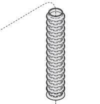 Midmark Bellows Cylinder for 427 Physicians Stool, Replacement Part - Bellows Cylinder f/427 Stool - Image 1
