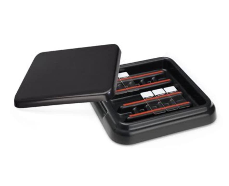 Marketlab Mini Stain Tray, 9" x 9" x 1-3/4", Black, Each - Mini-Stain Tray - Image 1