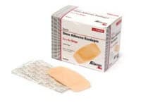 Pro-Advantage Adhesive Bandage Sheer, 2" x 4", Tan, Sterile, 50/Box, 12 Boxes/Case - Bandage Adhsv Sheer Patch XL - Image 1
