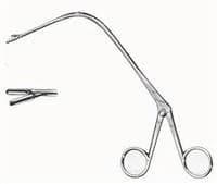 Jurasz Laryngeal Forceps, Left Open, 9" Stainless Steel - Forceps Laryngeal Jurasz 9" - Image 1