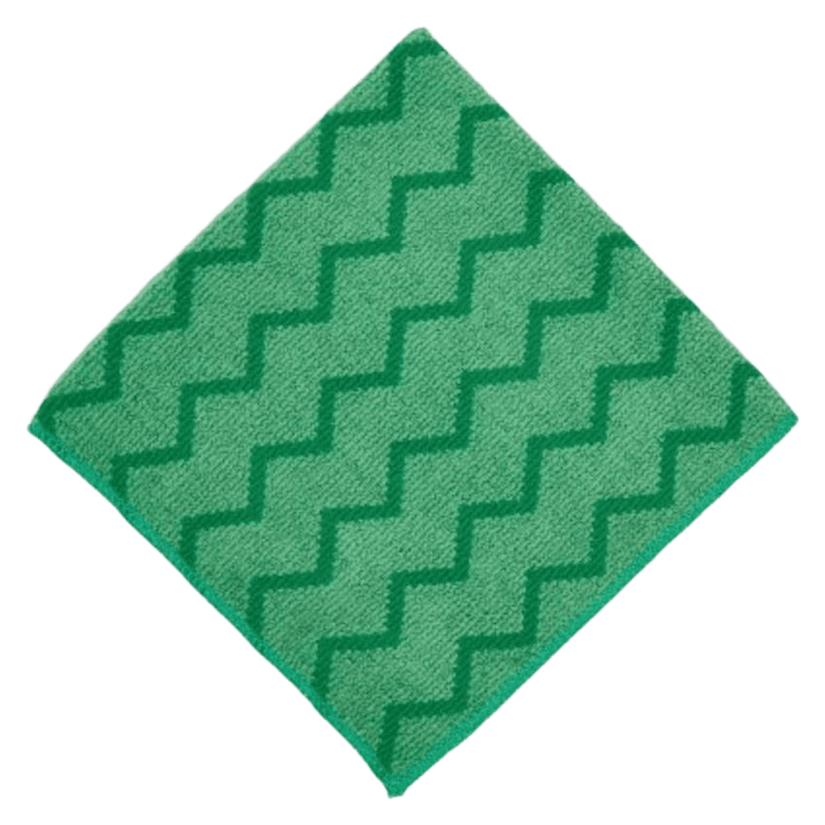 Rubbermaid Commercial Microfiber Cleaning Cloths, 16x16, Green, 12/Pack - Rubbermaid Commercial Microfiber Cleaning Cloths - Image 1