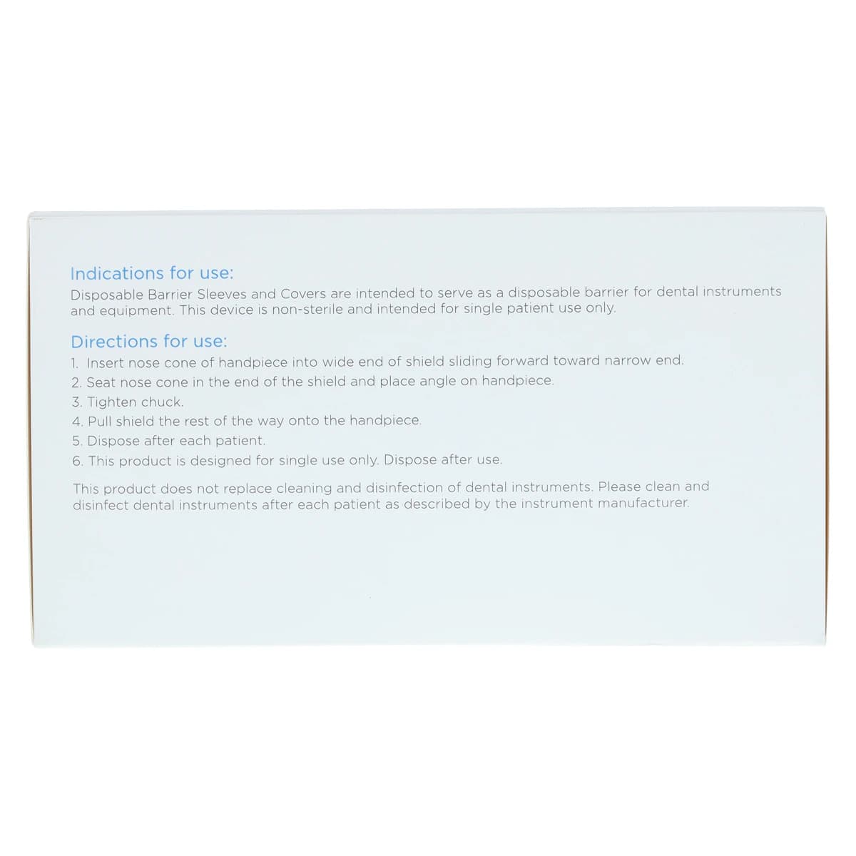 Disposa-Shield Low Speed Contra-Angle Handpiece Covers, 8.5" Long, 500/Box, A88005 thumbnail 4
