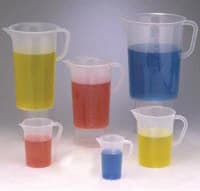 Bel-Art Products Graduated Polypropylene Pitcher, Translucent, Reusable, 32 oz - Pitcher Grad Polypropylene - Image 1