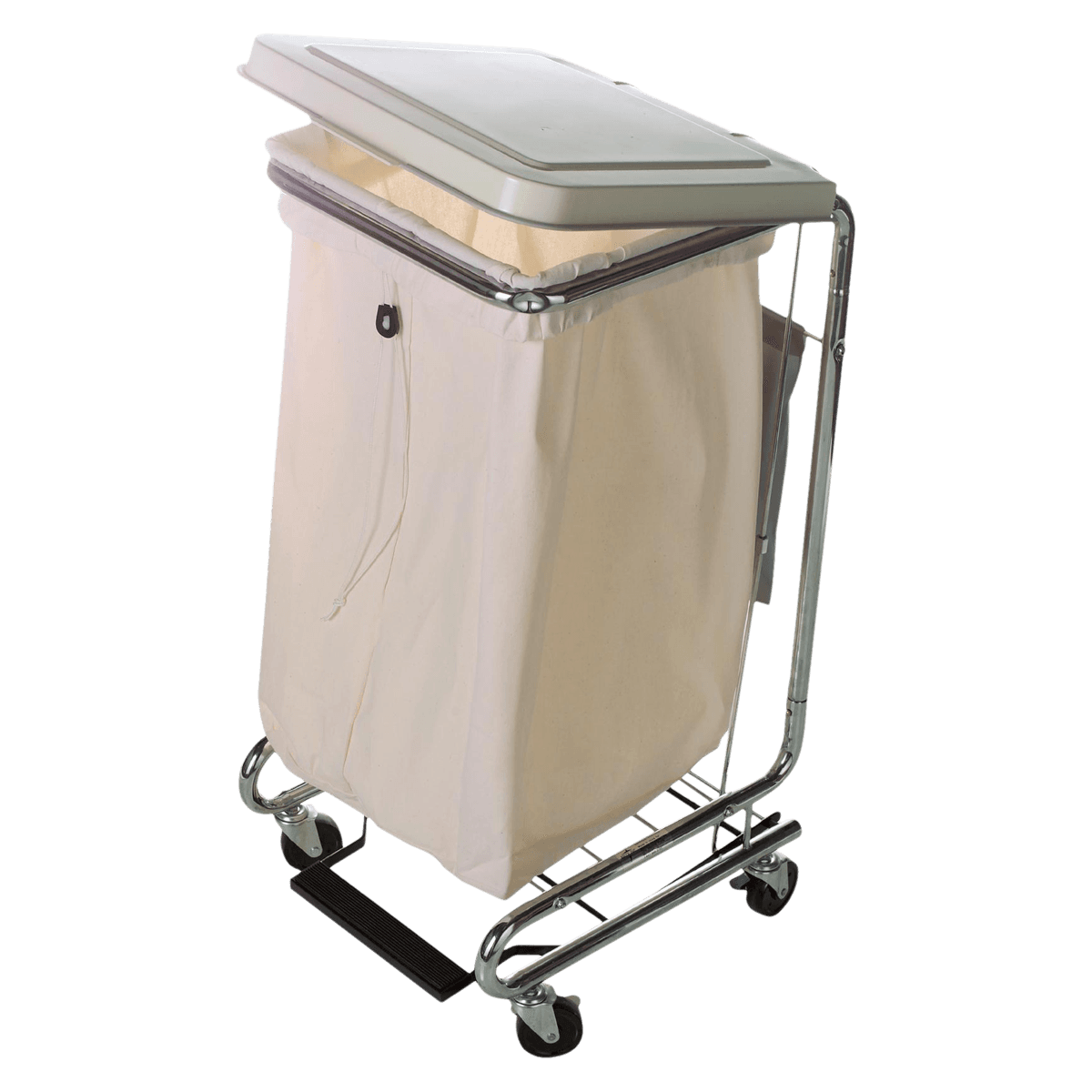 Medline Reusable Hamper Bag, 40" x 40", Flip/Elastic Top, Cotton/Polyester - Bag Hamper 25"Flip/Elastic - Image 1