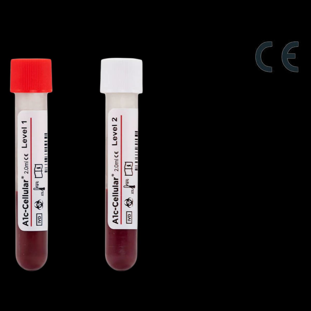 Streck A1C Cellular Control, HbA1c Level 1-2, 2 x 2 mL Liquid, Each - A1C Cellular Control - Image 1