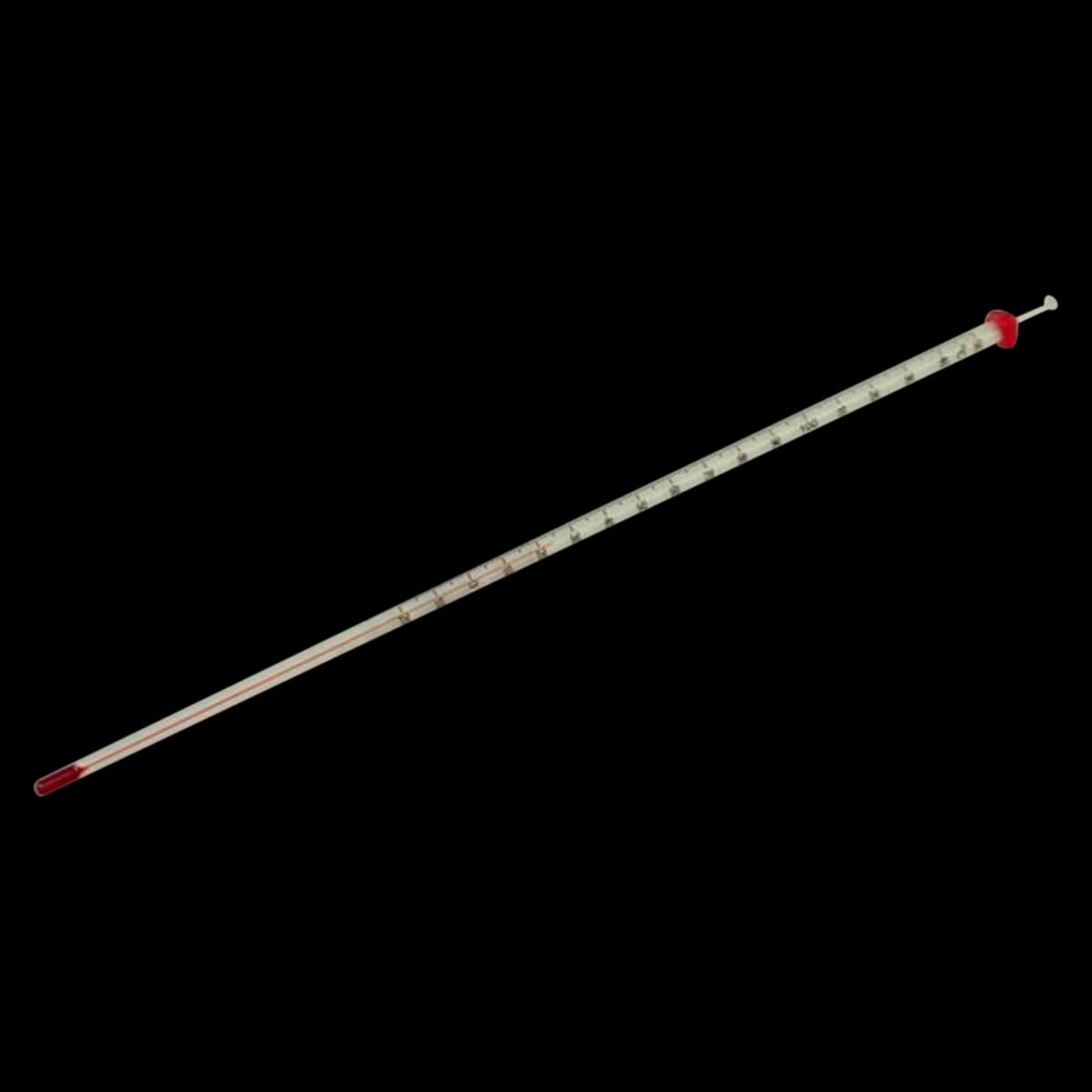 Fisher Scientific Partial Immersion Glass Thermometer, -20 to 150°C, 300mm, Student Grade, Each - Thermometer Student/Lab Tst - Image 1