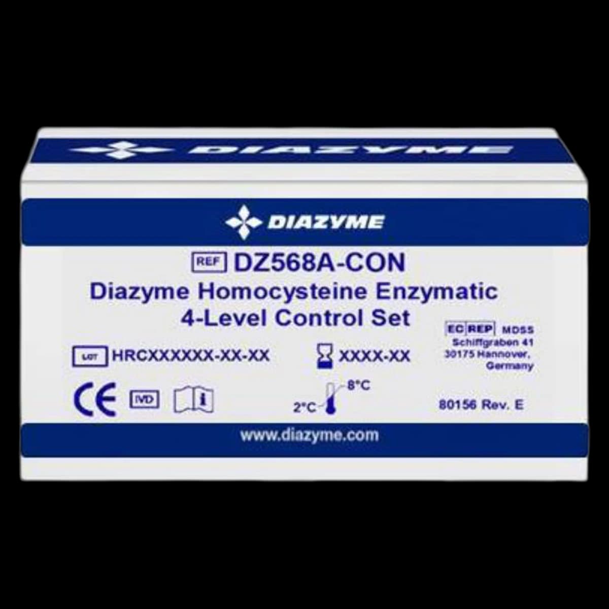 Diazyme Homocysteine Level 4 Control, 4 x 3 mL, for Synchron Systems - Control Homocysteine - Image 1